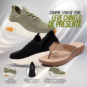 Tênis Ortopédico Modare + Chinelo Massageador